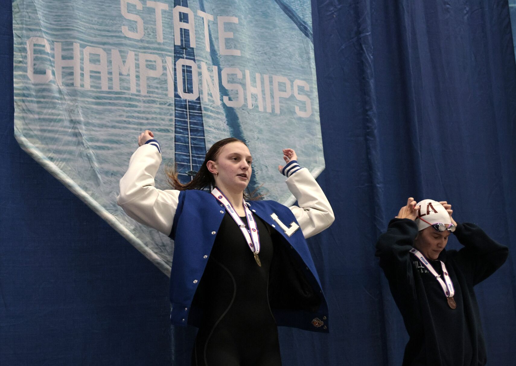 Clayton takes second place in Class 1 girls swimming and diving state finals